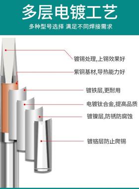 跨界供应ET系列5只装烙铁头50W烙铁咀威乐PSE51焊台 LR21焊笔专用