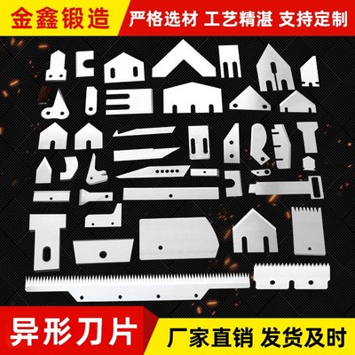 异形刀片 不锈钢食品刀网格圆形三角齿形粉碎非标异型刀片