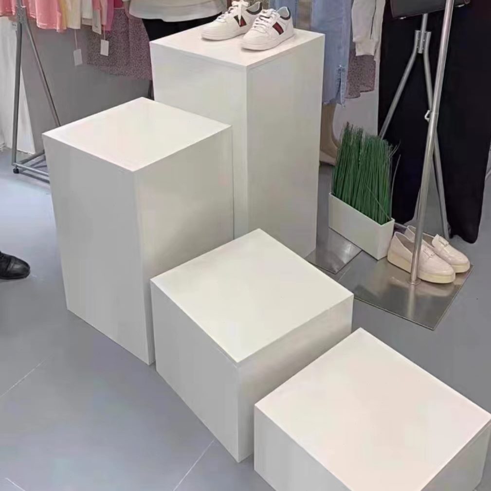橱窗地台台站家具网红脚模特服装店高底座踩直播展示台台台垫定制