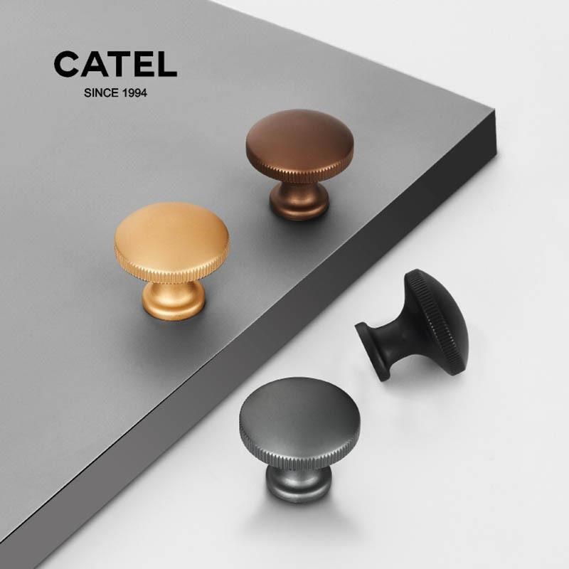 卡特衣柜门橱柜抽屉拉手现代简约高档轻奢把手实心个性柜子长拉手