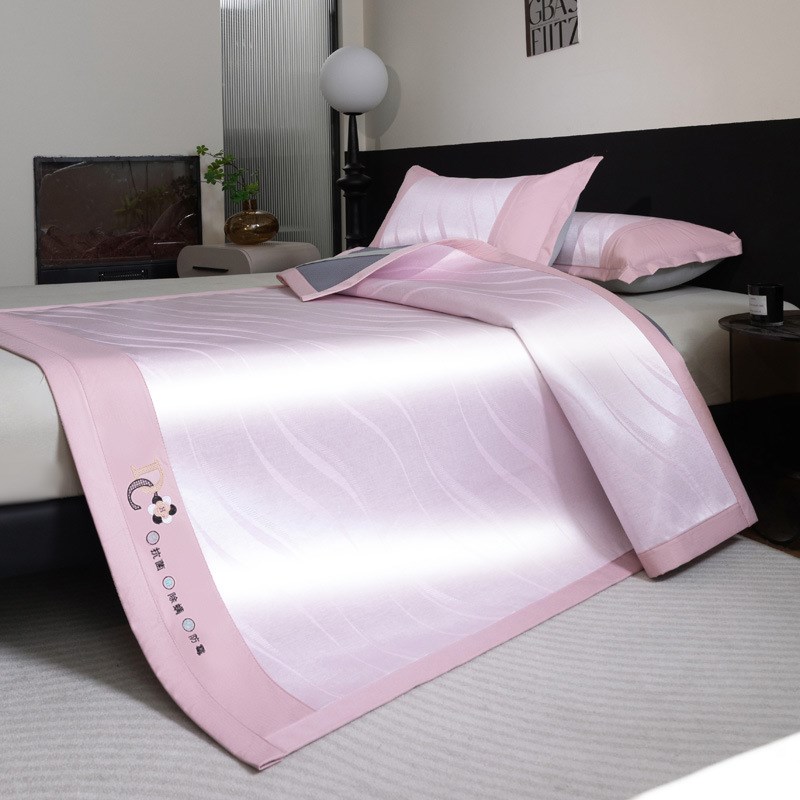 a类母婴级冰丝凉席藤席冰丝席可机洗折叠学生宿舍席