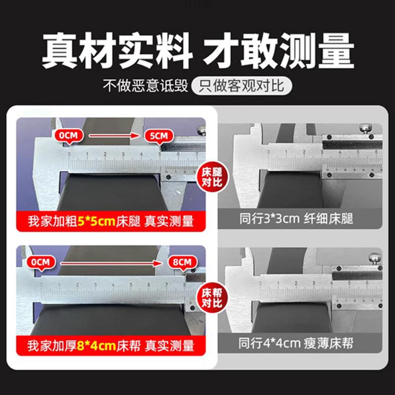 铁艺床加固加厚双人床1.8铁床单人1.0米铁架床现代简约1.5m家用厂