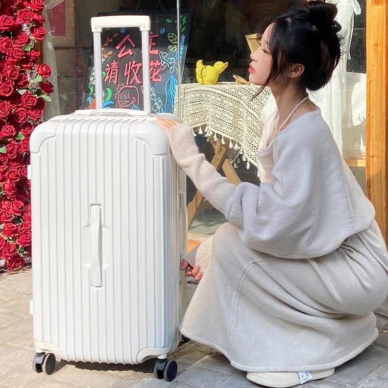 可坐人密码箱女大容量行李箱加厚耐2024结新款28寸拉杆箱实用皮箱