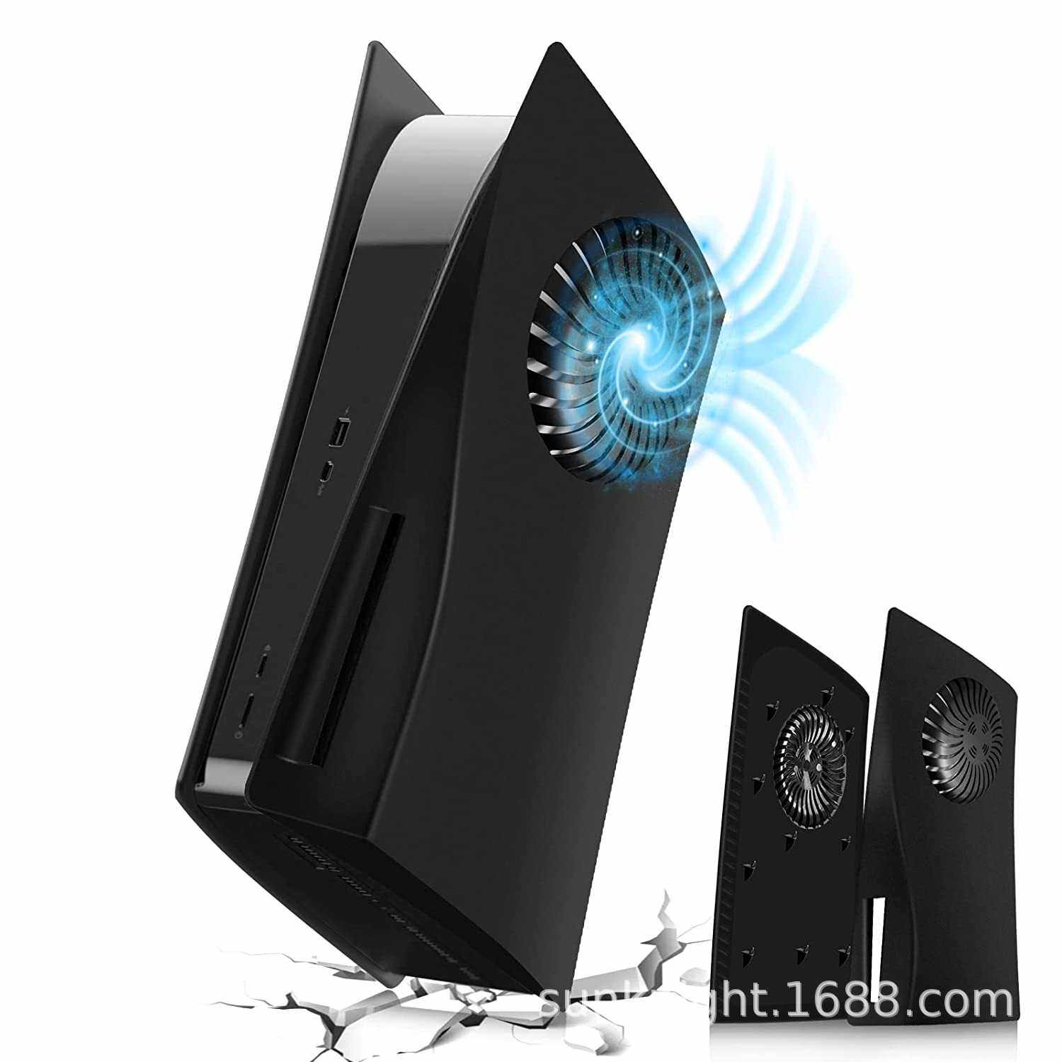 PS5外壳PS5散热保护壳PS5主机壳PS5散热风扇外壳