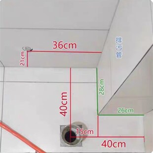 小户型偏孔极左极右马桶防堵塞大口径大冲力移位可用直冲坐便器