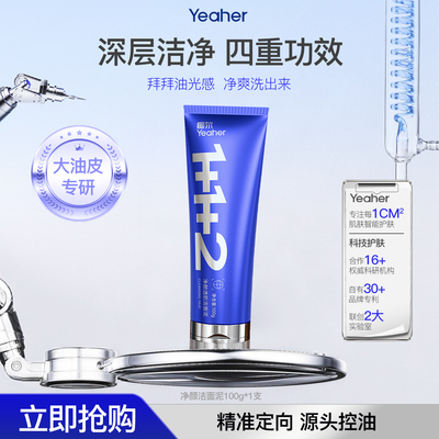 椰尔净颜透肌洁面泥大油皮专研