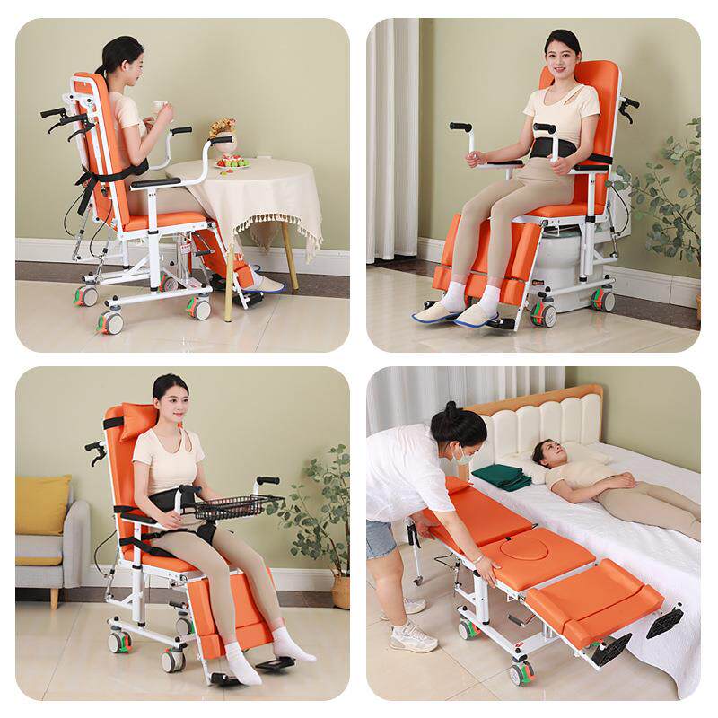 好物节老人移位机三代大轮全躺液压机家用瘫痪护理户外推行免抱起