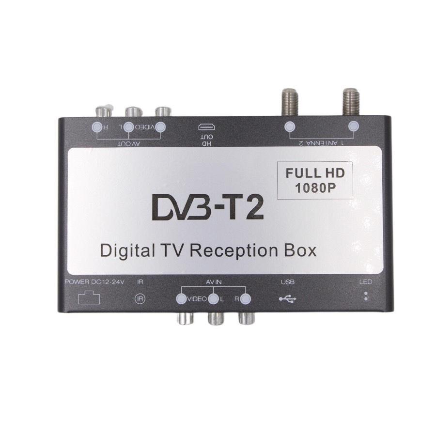 DVB-T2/T车载数字电视盒H.265杜比AC3支持180公里/小时高速移动