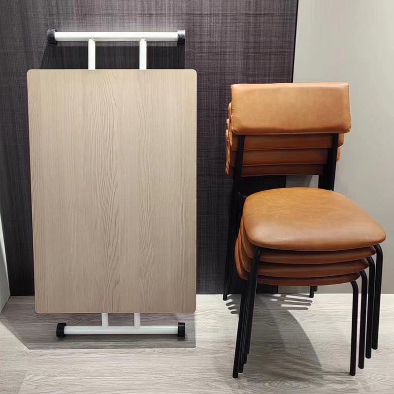 J*折叠桌子餐桌家用小户型多功能小型移动可升降折叠桌长方形小茶