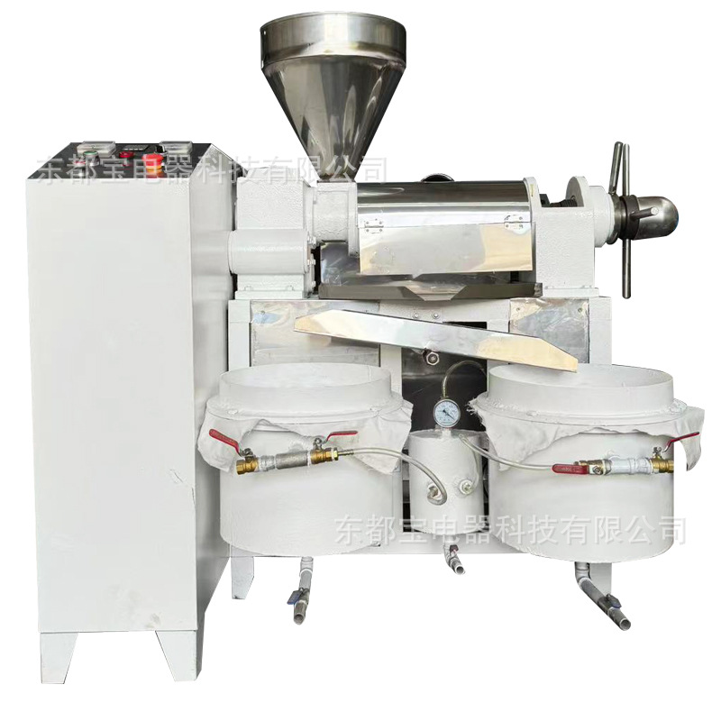 厂家直销RF85-A螺旋榨油机商用全自动不锈钢螺旋榨油机带过滤一体