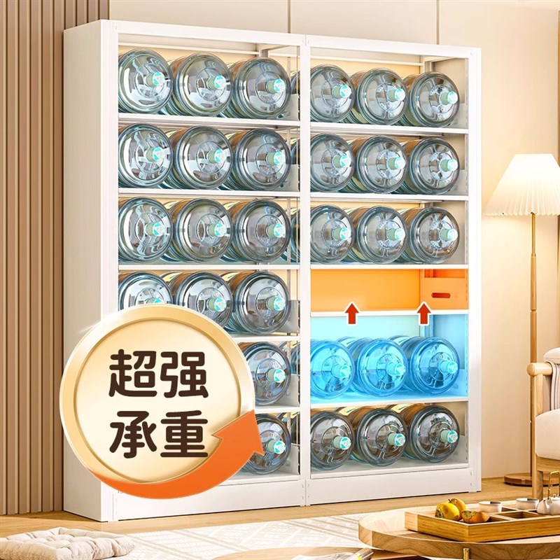 钢制图书馆书架儿童书柜客厅靠墙一体储物架多层绘本架铁艺置物架
