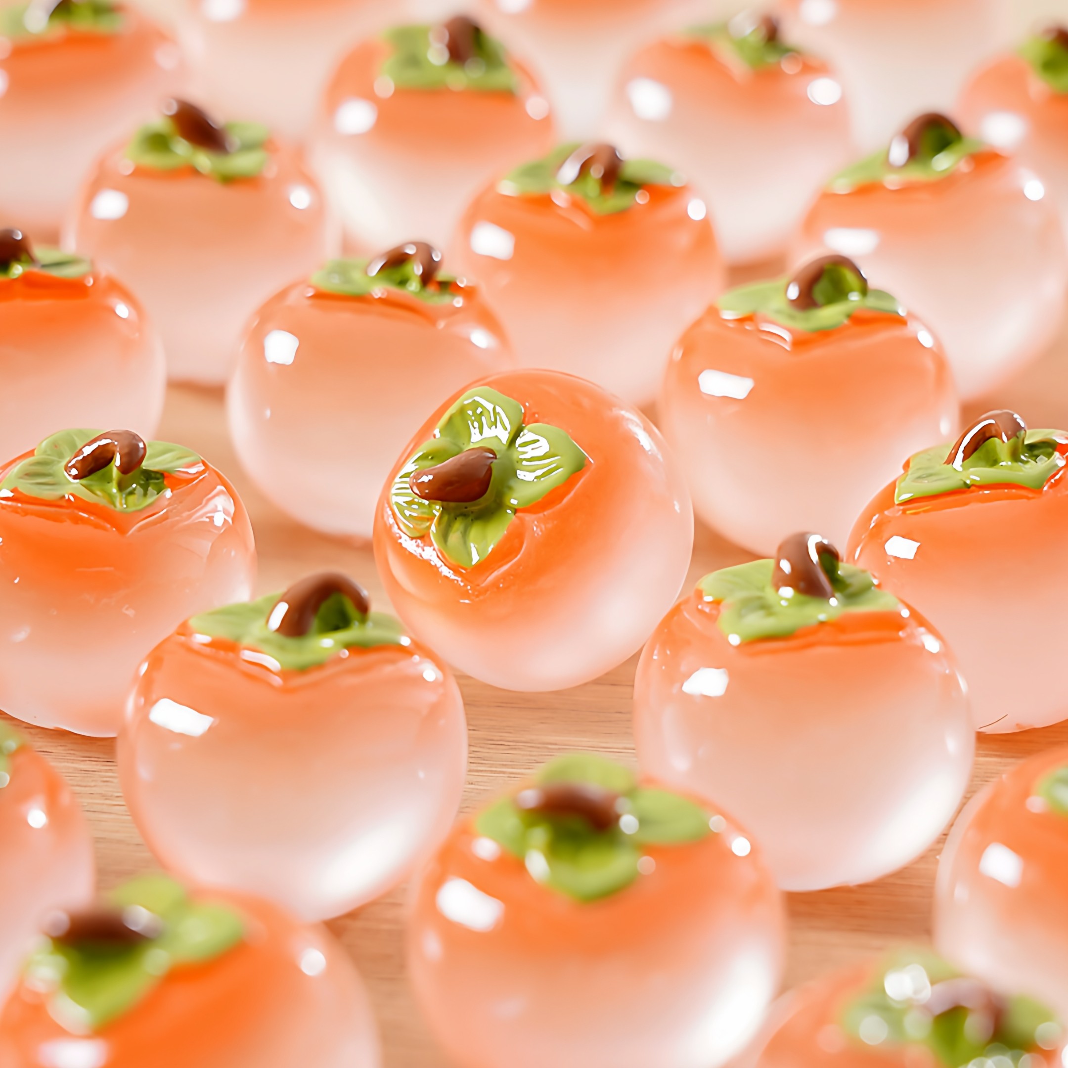 创意仿真夜光柿子萌粒立体大水果DIY饰品配件桌面柿柿如意小礼物,家居饰品,桌面摆件,淘宝优惠券,粉丝福利购,淘宝优惠卷