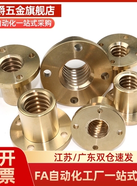 梯形丝杆螺母切边方形NSAR/NSBR-8 10 12 16 20 25 32 36 40螺帽