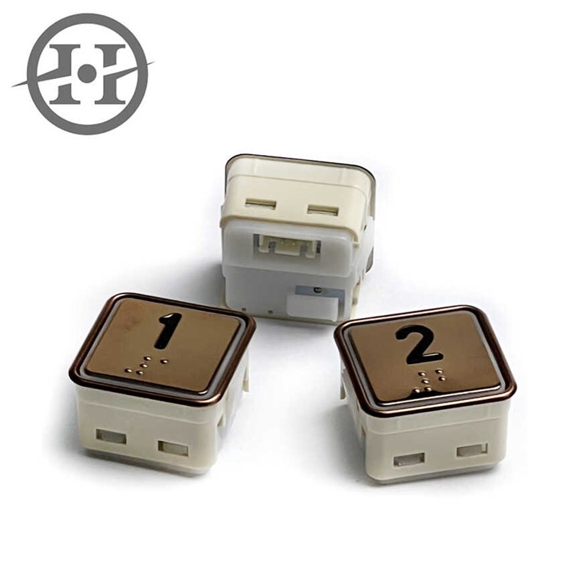 电梯按钮pb12方形按钮PB-12电梯配件按钮