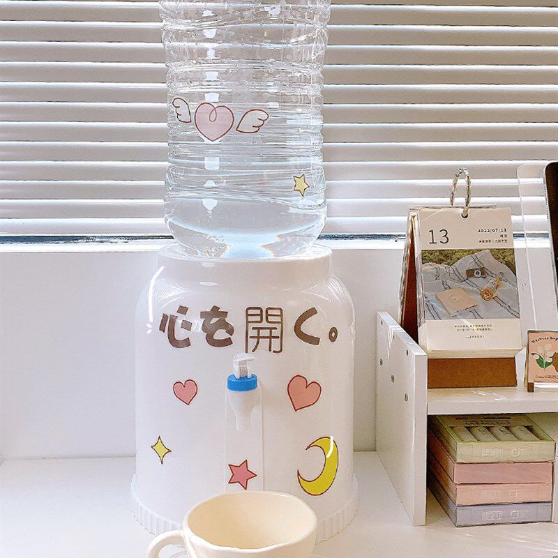 迷你饮水机小型学生宿舍桌面寝室用台式上置水桶矿泉水简易饮水器