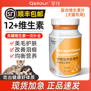 猫咪物合维生素b素掉毛狗狗营养补充剂宠复专用多种复合维生防片