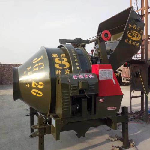 热销卧式搅拌机滚筒混凝土机JG320型半自动搅拌机混凝土搅拌机