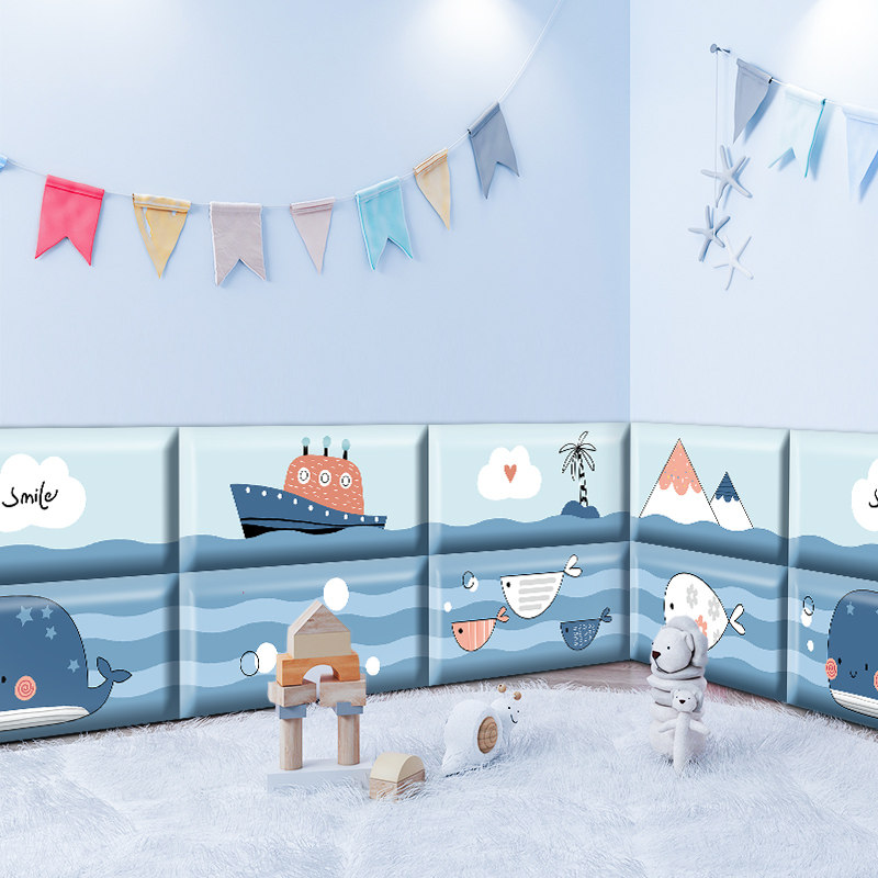 榻榻米墙围婴儿床头软墙贴卧室温馨防磕碰防水加厚自粘防撞墙贴,家居饰品,软装墙贴,淘宝优惠券,粉丝福利购,淘宝优惠卷