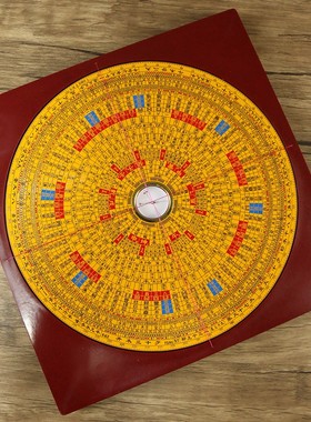 集福堂综合罗盘盘高精度携带初学者专业指南针小