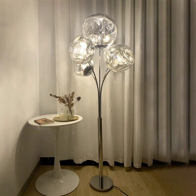 熔岩落地灯气球商店面铺创意个性装计感落现客厅设饰艺地灯