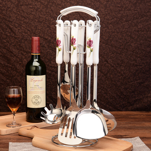 厨具七件套锅铲套装厨房用品炒菜铲子汤勺大全家用全套炊具