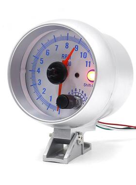 汽车改装转速表3.75英寸0-11000Rpm仪表转速表双指针汽车仪表