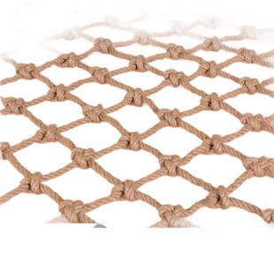 麻绳网吊顶装饰挂墙防护护栏手工编织室内户外防护网照片墙创意