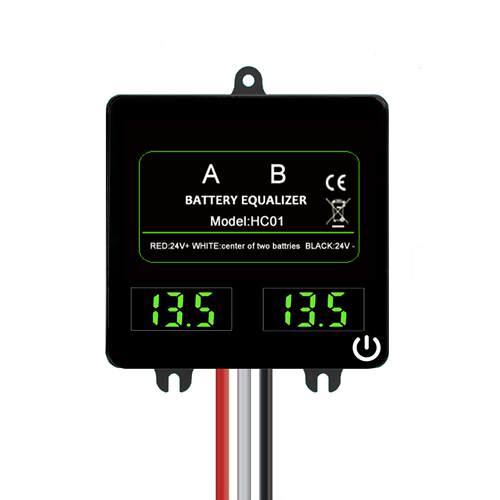 HC01-SW电池均衡器2个电池12/24V太阳能系统专用蓄电池调节器