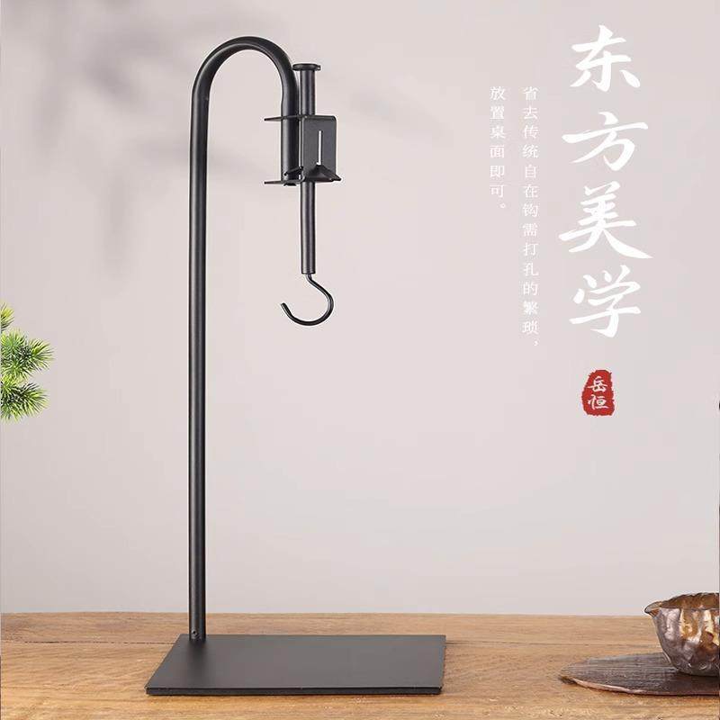 立式自在钩可调节高度悬挂自在钩茶室空间摆件茶壶吊钩电陶炉套装,橡塑材料及制品,亚克力管/有机玻璃管,淘宝优惠券,粉丝福利购,淘宝优惠卷