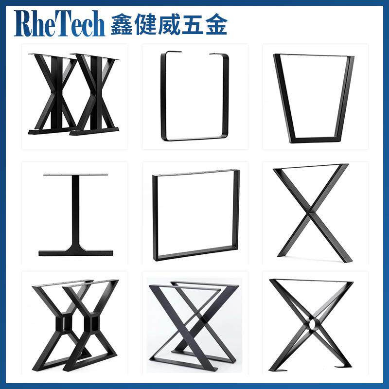 创意简约会议桌办公桌脚桌子腿台架台桌工作台架五金桌腿