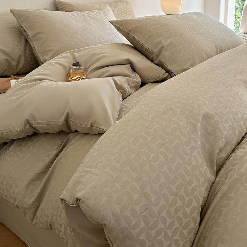 轻奢纯棉水洗棉床上四件套100全棉提花床品宿舍被套床单人三件套,橡塑材料及制品,亚克力管/有机玻璃管,淘宝优惠券,粉丝福利购,淘宝优惠卷