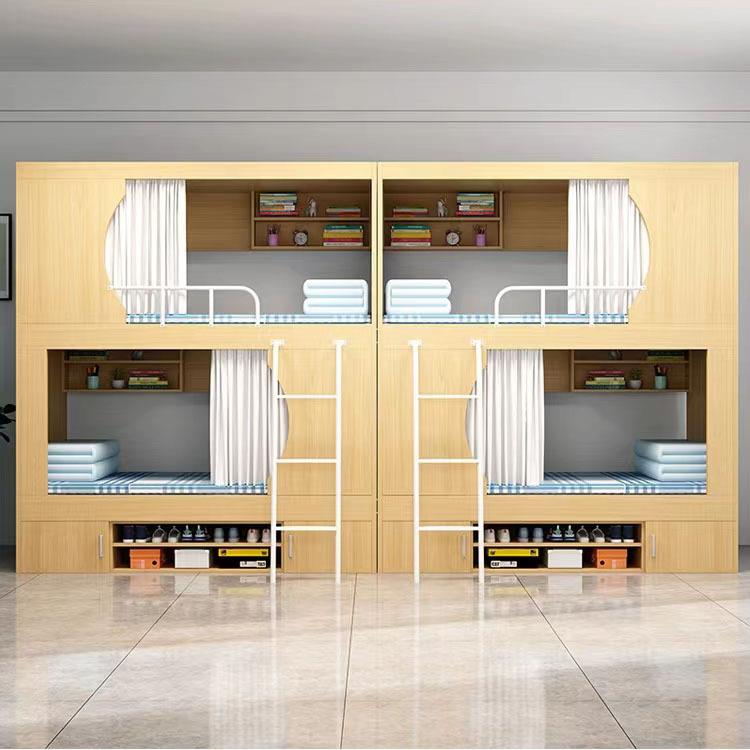 热销新品太空舱床学生宿舍上下床卧室双层床供应高低床实木床