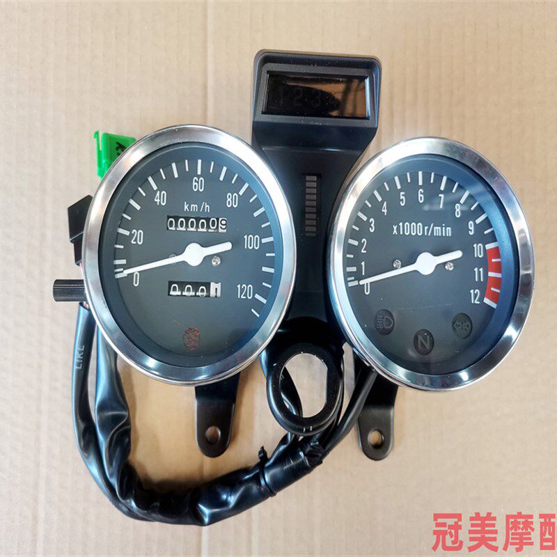 适用电喷GN国四豪进飞肯太子摩托车仪表里程表米表咪表总成