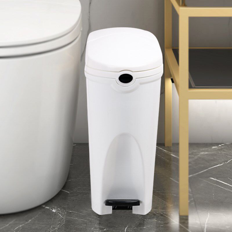 Zhiyue感应垃圾桶卫生间用欧式创意时尚脚踏式有盖大号家用