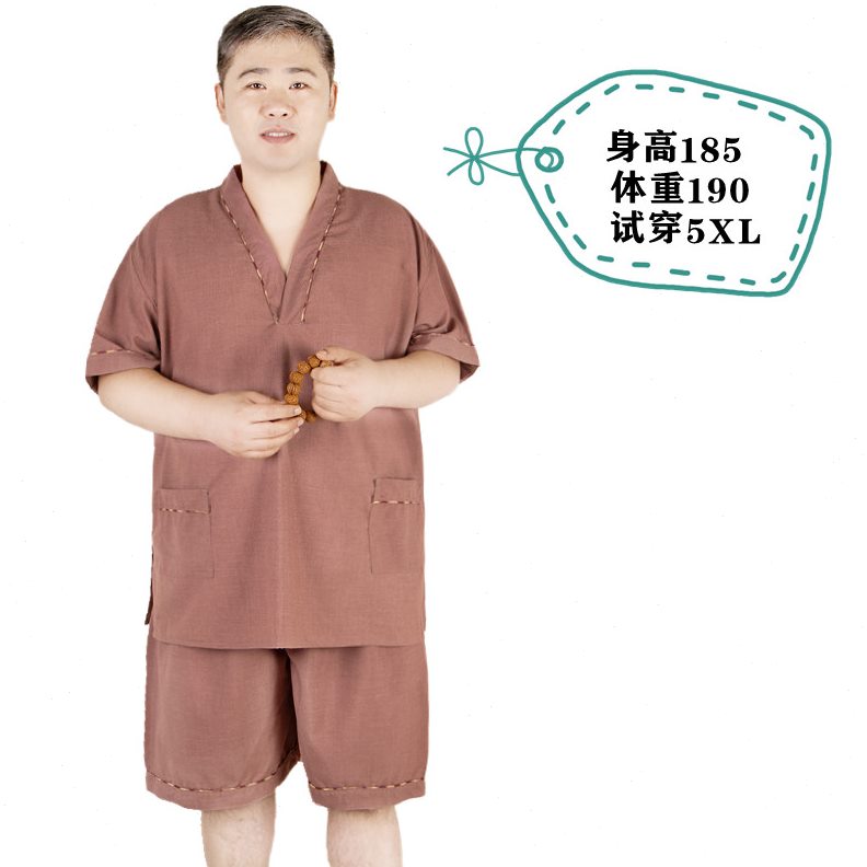 汗蒸服桑拿服疗砖 服男女030新款麻艾灸服红色贡高档足大码情侣斤