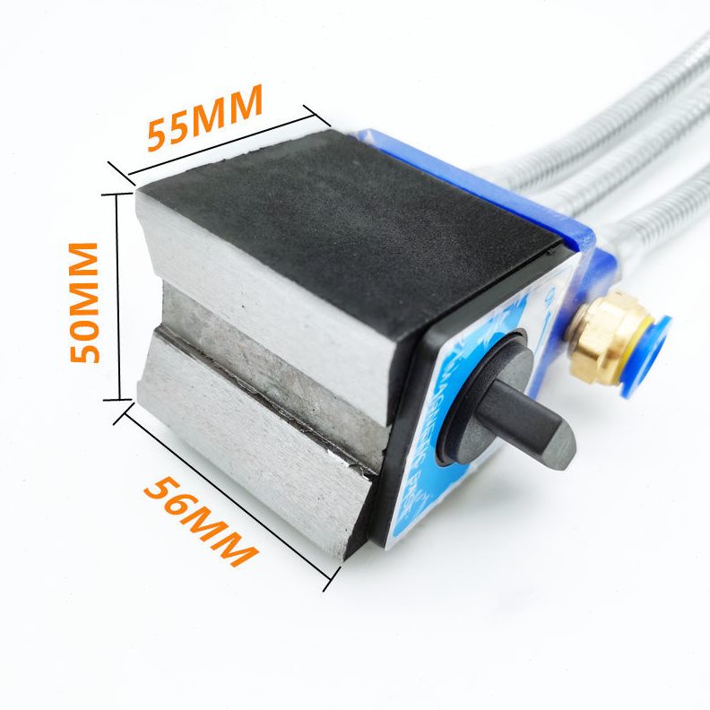 座力脉火带开关冲却油管强磁吸水冷气管喷吹电万向机机床表磁性花