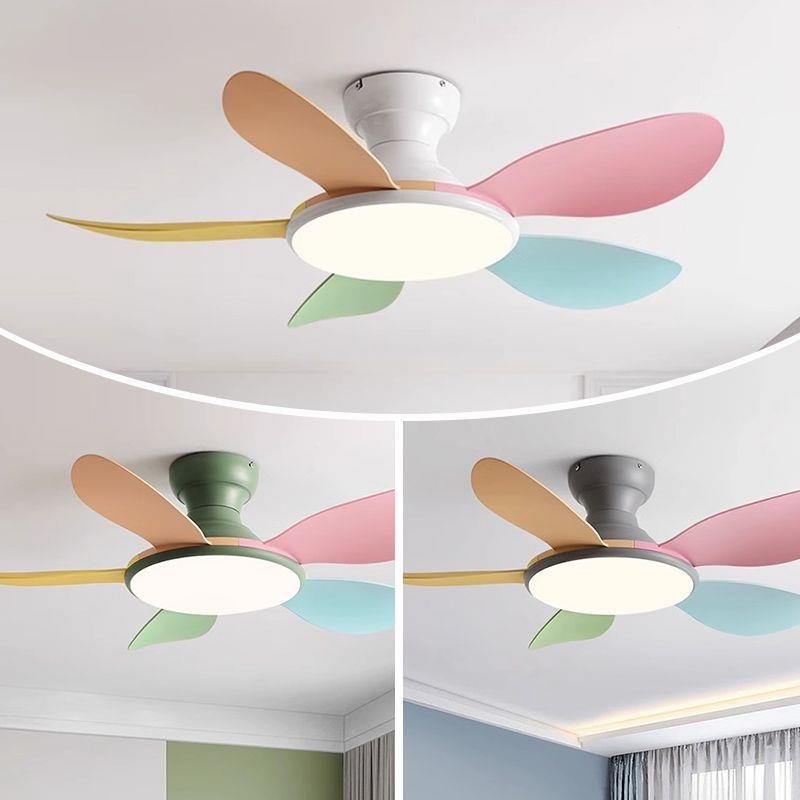 【折扣价】全光谱卧室吊扇灯现代简约电风扇吊灯家用灯扇一体灯儿