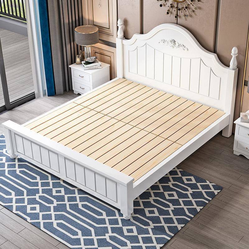 【折扣价】实木床现代简约1.5米双人床1.2m经济型出租房用1.8主卧