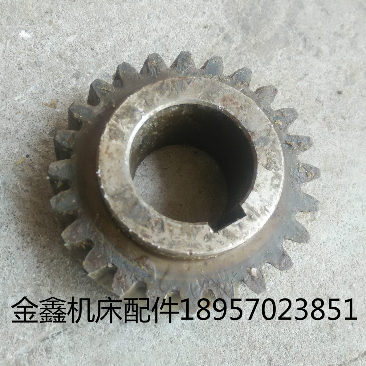 北京机床M3X 立铣Z62K/.内斜配件 齿轮头40/小2W5X5/厂41L孔24/