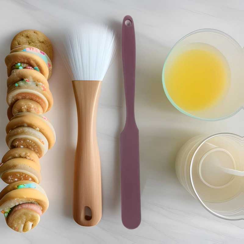 蛋糕奶油硅胶抹刀刮板搅拌棍家用烘焙器具搅拌刀耐高温
