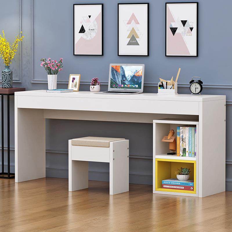 办公电脑桌儿童学习桌窄桌卧室学生家用小型长条桌床边桌书桌简约
