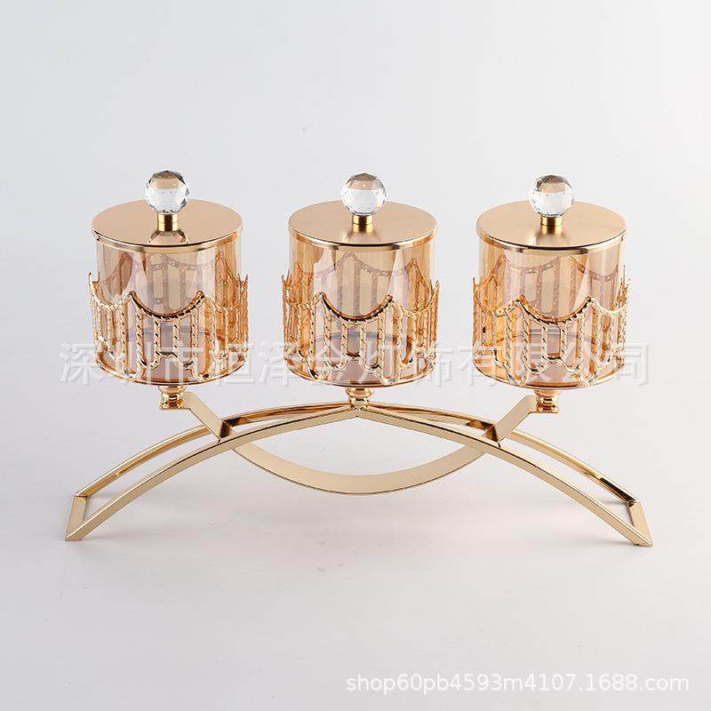 欧式新款烛台创意摆件三头拱桥水晶蜡烛台酒店家居装饰用品,家装灯饰光源,其它灯具灯饰,淘宝优惠券,粉丝福利购,淘宝优惠卷