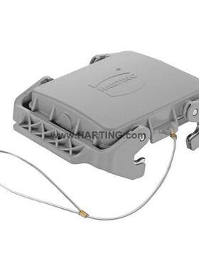 浩亭HARTING09300325420H32B金属,带固定绳双扣保护盖