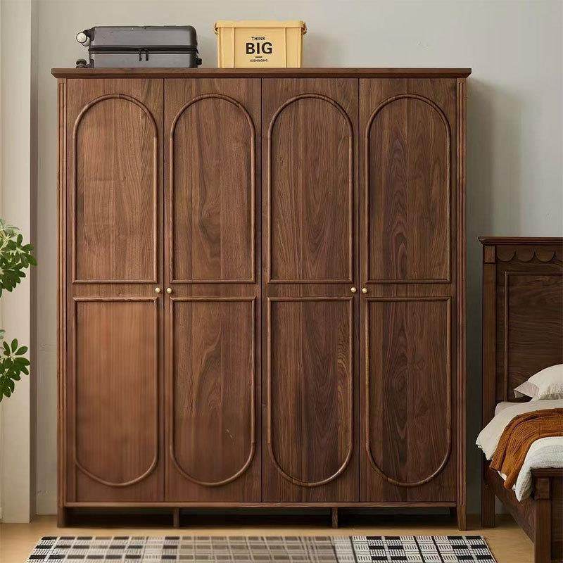 北美黑胡桃木实木衣柜北欧简约客厅家用拱形四门大衣橱美式中古风,金属材料及制品,金属加工件/五金加工件,淘宝优惠券,粉丝福利购,淘宝优惠卷