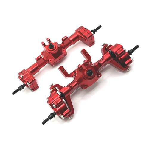 FMS1/24FCX24小奇粉碎者雪佛兰K5遥控车配件前后门桥总成