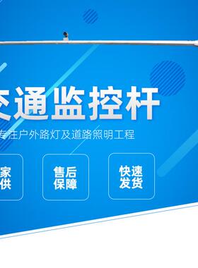 交通监控杆组合杆6米8米小区道路多功能电子卡口八角监控立杆灯杆