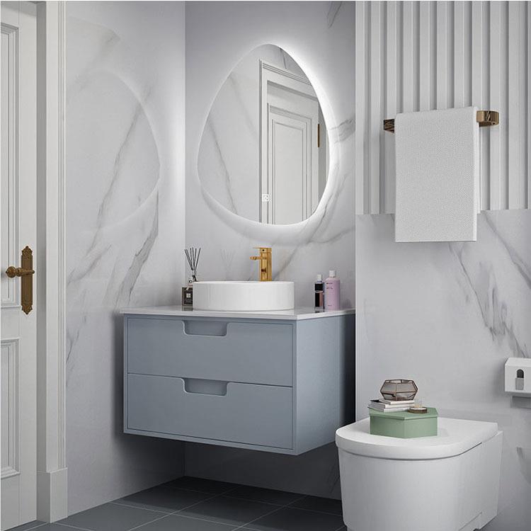 直销新款北欧浴室柜组合吊柜洗手台盆柜大理石台盆柜洗漱池