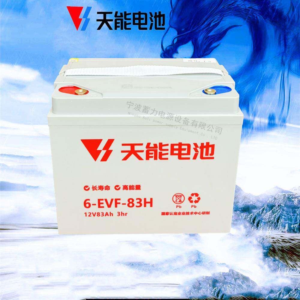 天能6EVF80A蓄电池诺力西林叉车蓄电池自动力达搬运车堆垛车电瓶