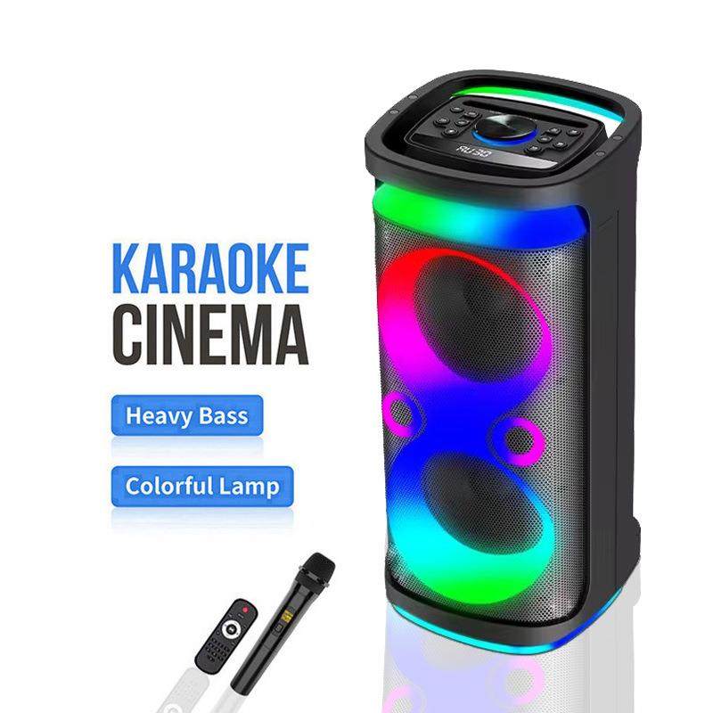 ZQS8249双8寸大功率无线麦卡拉OK便携音箱工厂户外音响,电子/电工,接线端子,淘宝优惠券,粉丝福利购,淘宝优惠卷