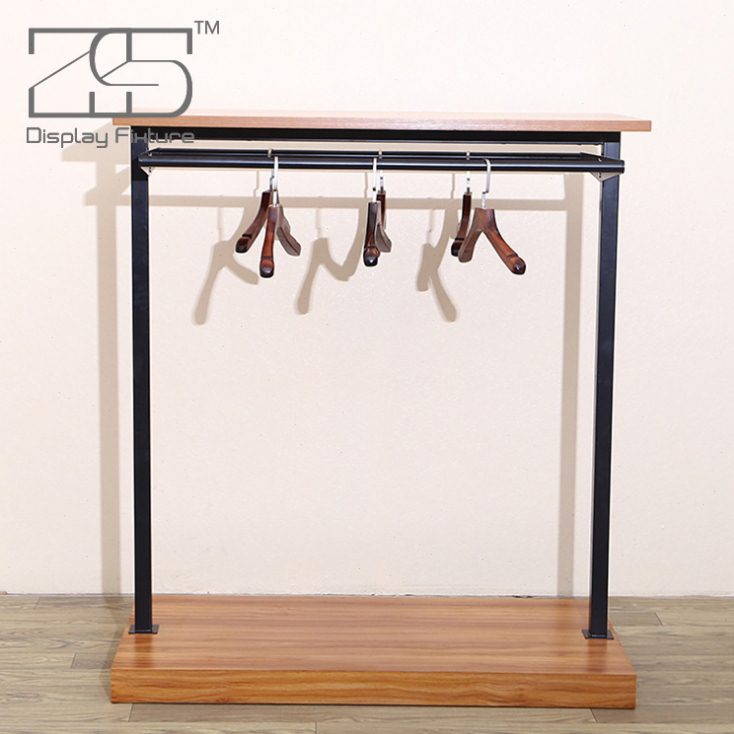 货架中岛柜流水台展示台店展示柜服装店中岛展示架挂架双向侧男装